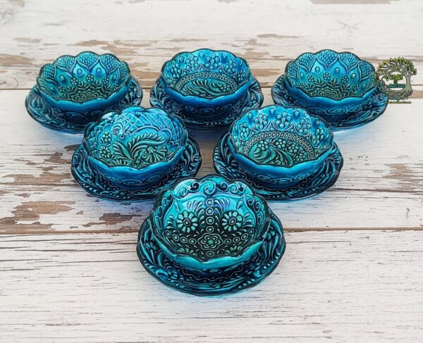 12x Turkish Ceramic Tapas Bowl Set